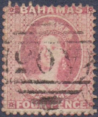 Bahamas 1862 4d No Wmk Perf 13 Sg 18 Cat £375 (a318)