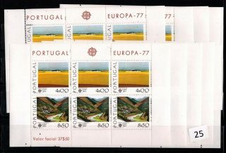 == 10x Portugal 1977 - Mnh - Europa Cept - Landscapes