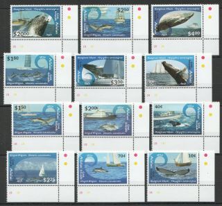 I710 2013 Aitutaki Cook Islands Whales & Dolphins Michel 60 Euro 1set Mnh