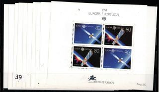 == 10x Portugal 1991 - Mnh - Europa Cept - Space -