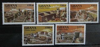 Ghana 1991 Fish Smoking Set.  Mnh.