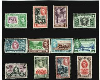 British Honduras 1938 - Kg Vi - Complete Set Of Stamps Very Good Cat£190.  00