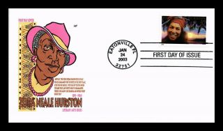 Dr Jim Stamps Us Zora Neale Hurston House Of Farnum First Day Cover