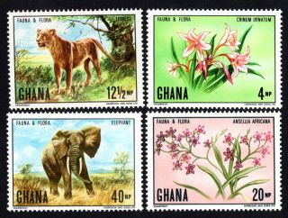 Ghana 1970 Group Of Stamps Mi 413 - 416 A Mnh Cv=17€