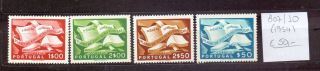 Portugal 1954.  Stamp.  Yt 807/810.  €50.  00