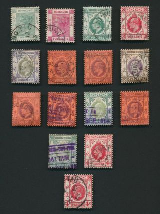 Wei Hai Wei 1900 - 1915 Hong Kong Treaty Port China Stamp Inc Kevii Port Edward Vf