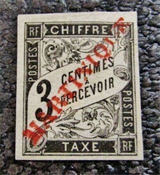 Nystamps French Martinique Stamp Og H Unlisted Rare