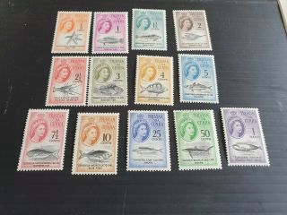 Tristan Da Cunha 1961 Sg 42 - 54 Decimal Currency Mnh