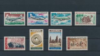 Lk47738 Central Africa Monuments Aviation Aircraft Fine Lot Mnh