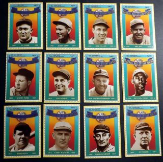 St Vincent 1992 Mnh Baseball Cards Stamps Babe Ruth Dizzy Dean Ty Cobb Cy Young