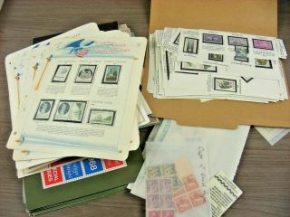 Us,  Accumulation Of Stamps In Year Sets (7 - 1968),  Glassines,  & Others