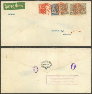 Colombia 1924 - Air Mail Cover To Hamburg Germany - Scadta 30221/100