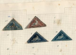 J147 COGH incl 4d Woodblock FILLER TRIANGLES (c£2000/, ) on 2leaves & Revenues 3