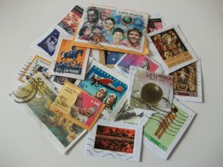 World Charity Unsorted Kiloware Good Mixture Includes Recent Stamps 535 Grams