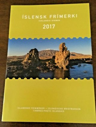 Iceland 2017 Official Post Office Stamps Year Pack Year Set Nh