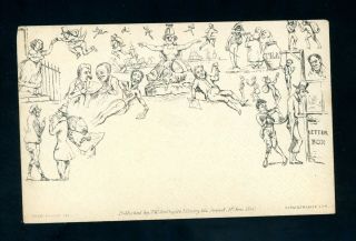 Southgate No.  1 Caricature Envelope By Deraedemaeker C.  1890 (s052)