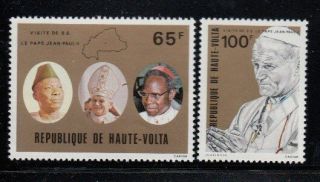 Upper Volta Visit Of Pope John Paul Ii Mnh Set