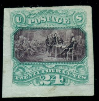Us 120p3 12¢ Pictorial Plate Proof On India,  Vf,  Scott $140.  00