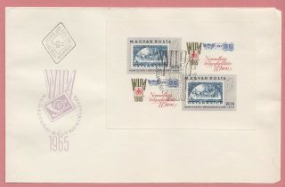 Dr Who 1965 Hungary Imperf 1681 Wipa S/s Fdc 5715