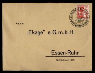 Dr Who 1937 Germany Sonneberg Pictorial Cancel C131386