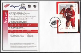 Canada 2793 - Red Kelly Hockey Card Stamp On First Day Cover - Only 10 Made