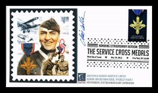 Dr Jim Stamps Us Eddie Rickenbacker Distinguished Service Cross Medals Fdc Cover
