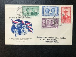 1947 - Kgvi Royal Visit - Bechuanaland Protectorate Cover - Ref245