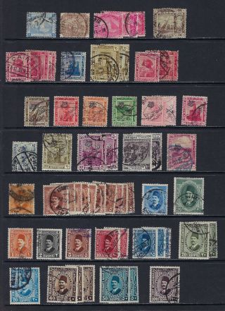 Egypt Small Assortment/collection; More Than 100 Stamps; Mixed And
