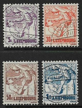 Luxembourg 1925 Anti T.  B.  Fund Sg 241 - 244 (cat £36)