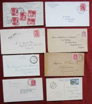 Jamaica - Small Group Of Scarcer Early Commercial Covers (8)