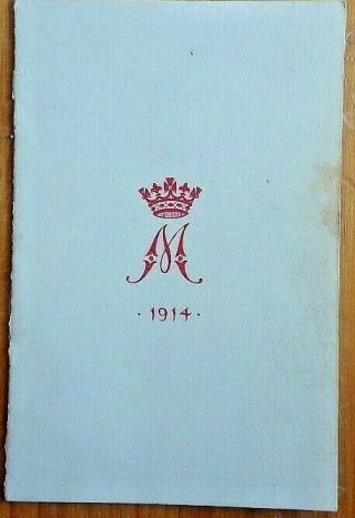 Great Britain 1914 Christmas Card From Princess Mary Gift Tin Box For Soldiers