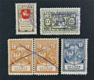 Nystamps Russia Lithuania Stamp Unlisted Rare