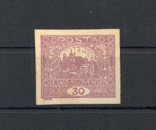 Old Stamps Of Czechoslovakia 1919/20 29 Mlh 200.  - Euro With Guarantee Mark
