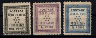 P108838/ Cook Islands / Sg 1 / 3 Neufs / Mh 150 E