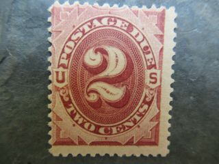 Antique Us Postage Stamps,  Two Cent Postage Due;