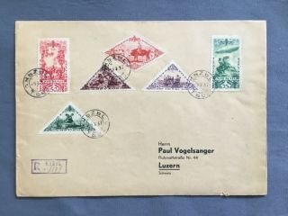Tannu Tuva Cover 1937 To Switzerland With Article