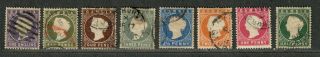 Gambia Sc 12 - 19a Used/f - Vf,  Complete Set,  Cv.  $137.  75