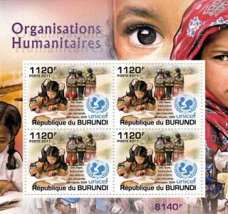 Unicef In Viet Nam / Humanitarian Charity Stamp Sheet 3 Of 5 (2011 Burundi)