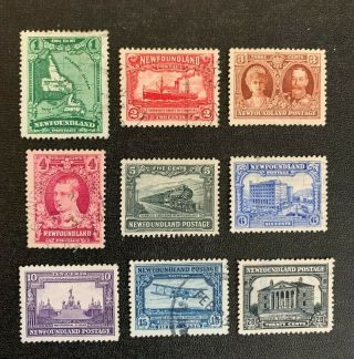 Newfoundland Stamp 163 - 171 Full Set