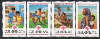 1380 - Ghana 1979 - International Year Of The Child - Mnh Set