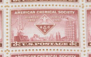 1951 Sheet,  American Chemical Society Sc 1002