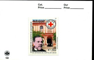 Red Cross Louis Pasteur Bacteriology Health Medicine 1995 Paraguay Mnh
