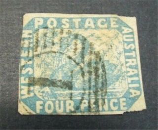 Nystamps British Australian States Western Australia Stamp 3 $325