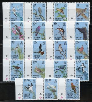 British Virgin Islands Birds Set Scott 490/508 Never Hinged
