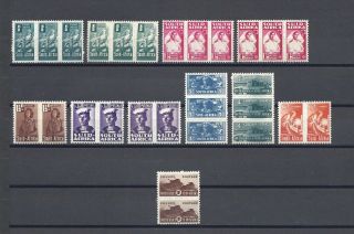 South Africa 1942 - 44 Sg 97/104 Mnh Cat £50