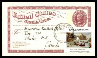 Mayfairstamps 1970s Canada Kaulbach Local Carriage Service Mixed Franking Us Sta