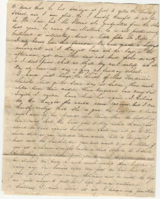 U.  S. ,  1849 Abolitionist Letter to Anna Lincoln from Mary Lincoln,  Blue PAID 5 4
