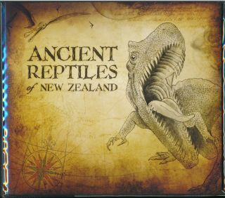 Zealand 2010 Nz Ancient Reptiles Presentation Pack W/ Set/s.  S.  /fdc/large Map