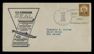 Dr Who 1938 Uss Seal Navy Submarine Commissioned C130732