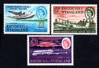 Mozambique 1962 Group Of 3 Stamps Mi 42 - 44 Mnh Cv=10€